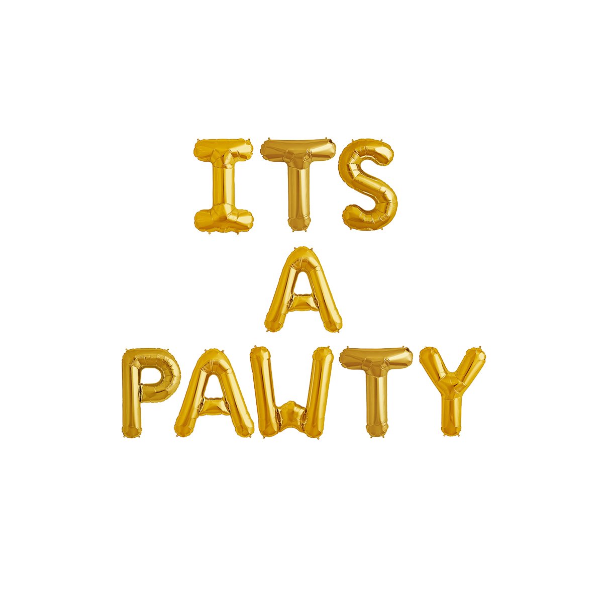 It's a Pawty - Balloon Banner Set